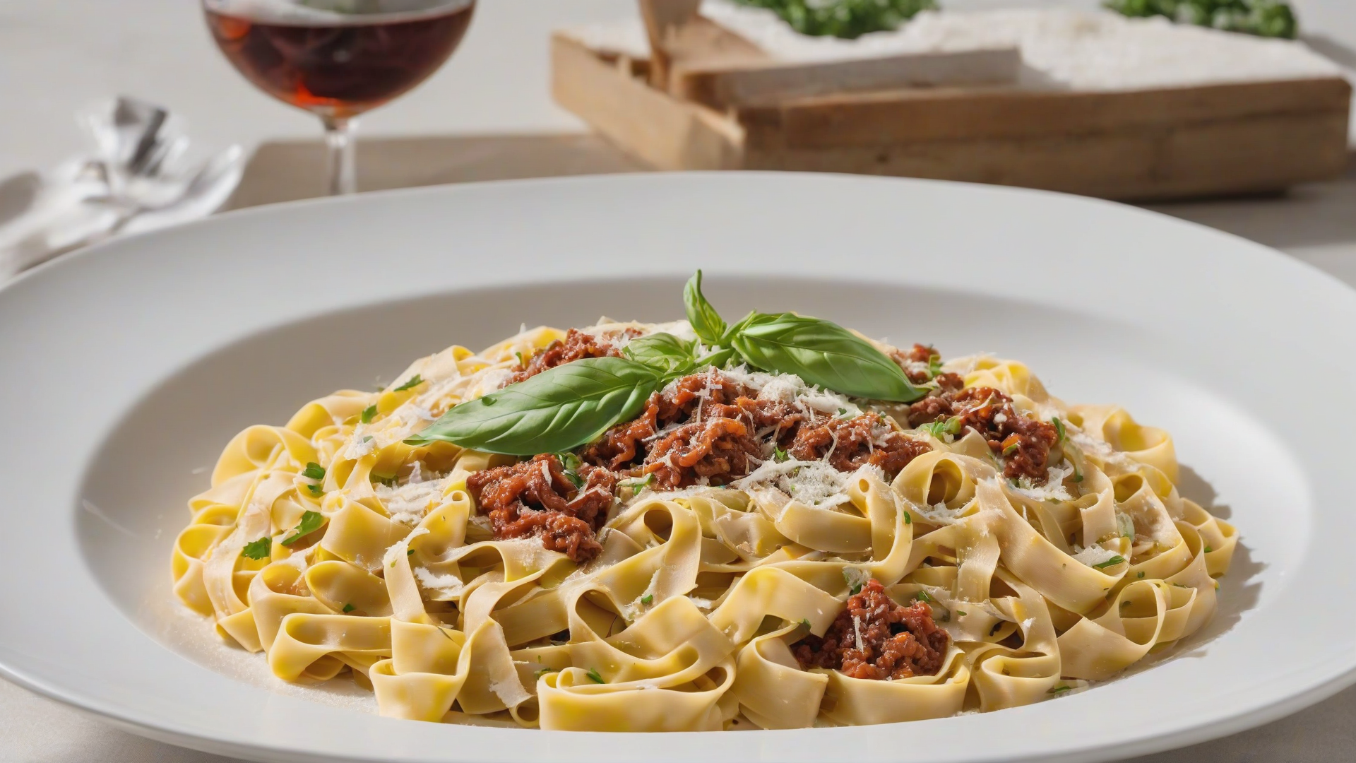 tagliatelle al ragu